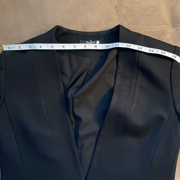 Madewell  Modern Single Button  Black Jacket size 2 - Picture 10 of 11